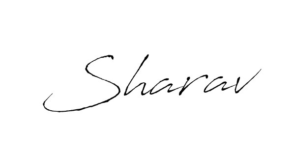 Sharav stylish signature style. Best Handwritten Sign (Antro_Vectra) for my name. Handwritten Signature Collection Ideas for my name Sharav. Sharav signature style 6 images and pictures png