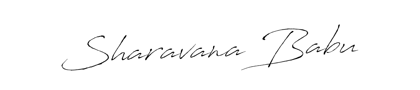 Also we have Sharavana Babu name is the best signature style. Create professional handwritten signature collection using Antro_Vectra autograph style. Sharavana Babu signature style 6 images and pictures png