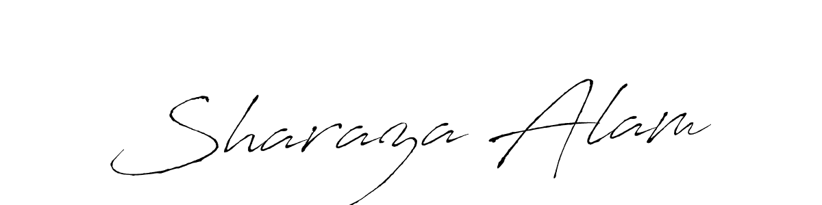 How to make Sharaza Alam signature? Antro_Vectra is a professional autograph style. Create handwritten signature for Sharaza Alam name. Sharaza Alam signature style 6 images and pictures png