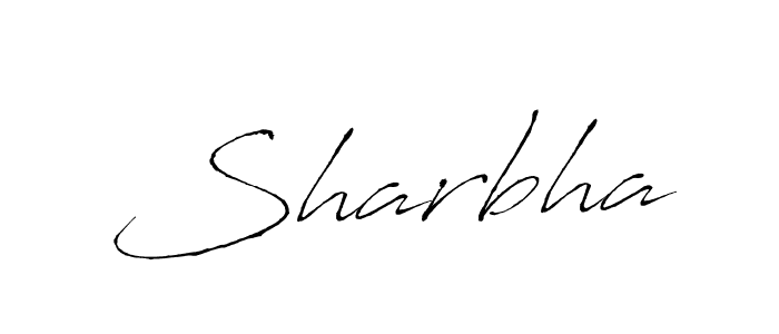 Make a beautiful signature design for name Sharbha. With this signature (Antro_Vectra) style, you can create a handwritten signature for free. Sharbha signature style 6 images and pictures png