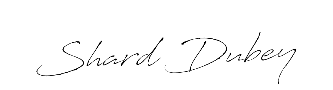 Create a beautiful signature design for name Shard Dubey. With this signature (Antro_Vectra) fonts, you can make a handwritten signature for free. Shard Dubey signature style 6 images and pictures png