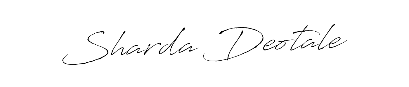 Sharda Deotale stylish signature style. Best Handwritten Sign (Antro_Vectra) for my name. Handwritten Signature Collection Ideas for my name Sharda Deotale. Sharda Deotale signature style 6 images and pictures png