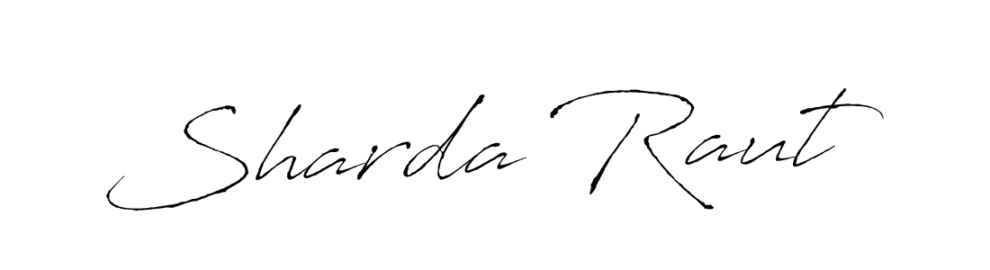 Design your own signature with our free online signature maker. With this signature software, you can create a handwritten (Antro_Vectra) signature for name Sharda Raut. Sharda Raut signature style 6 images and pictures png