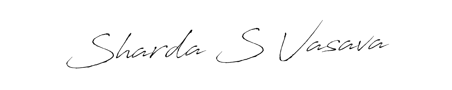 See photos of Sharda S Vasava official signature by Spectra . Check more albums & portfolios. Read reviews & check more about Antro_Vectra font. Sharda S Vasava signature style 6 images and pictures png