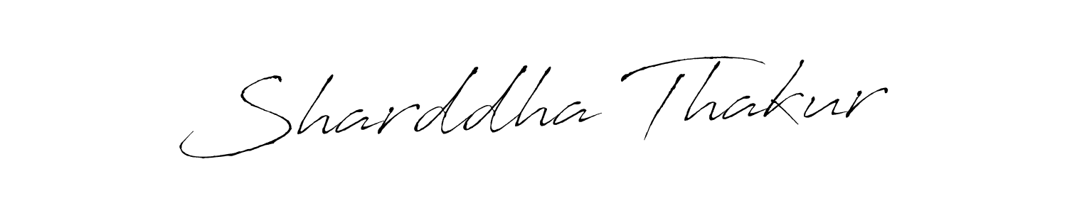 Design your own signature with our free online signature maker. With this signature software, you can create a handwritten (Antro_Vectra) signature for name Sharddha Thakur. Sharddha Thakur signature style 6 images and pictures png