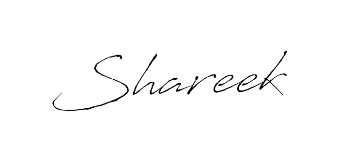 Create a beautiful signature design for name Shareek. With this signature (Antro_Vectra) fonts, you can make a handwritten signature for free. Shareek signature style 6 images and pictures png