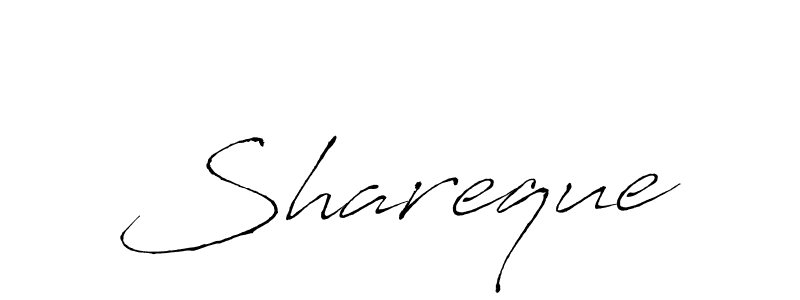 if you are searching for the best signature style for your name Shareque. so please give up your signature search. here we have designed multiple signature styles  using Antro_Vectra. Shareque signature style 6 images and pictures png