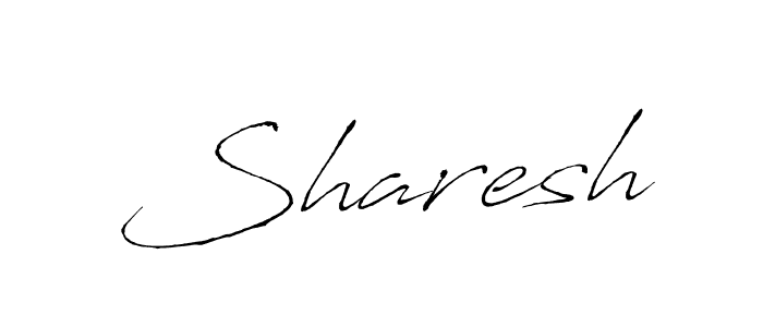 Make a beautiful signature design for name Sharesh. With this signature (Antro_Vectra) style, you can create a handwritten signature for free. Sharesh signature style 6 images and pictures png