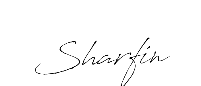 How to make Sharfin signature? Antro_Vectra is a professional autograph style. Create handwritten signature for Sharfin name. Sharfin signature style 6 images and pictures png