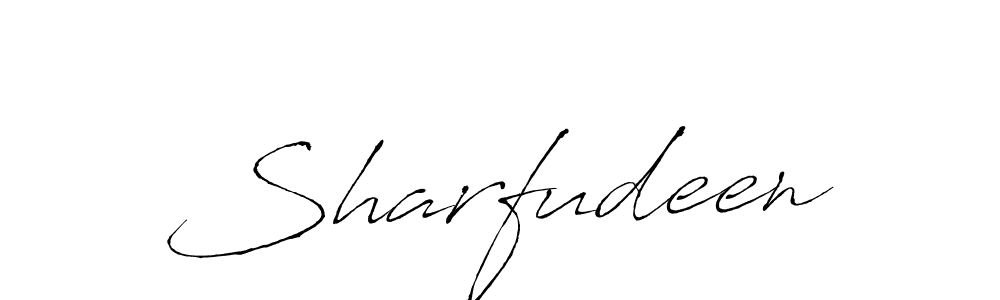 Sharfudeen stylish signature style. Best Handwritten Sign (Antro_Vectra) for my name. Handwritten Signature Collection Ideas for my name Sharfudeen. Sharfudeen signature style 6 images and pictures png