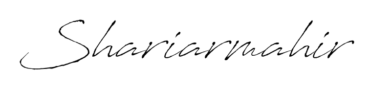 Elevate your brand with a stunning Shariarmahir eSignature. The Antro_Vectra style provides a balanced, flowing aesthetic for everyday signing. Shariarmahir signature style 6 images and pictures png