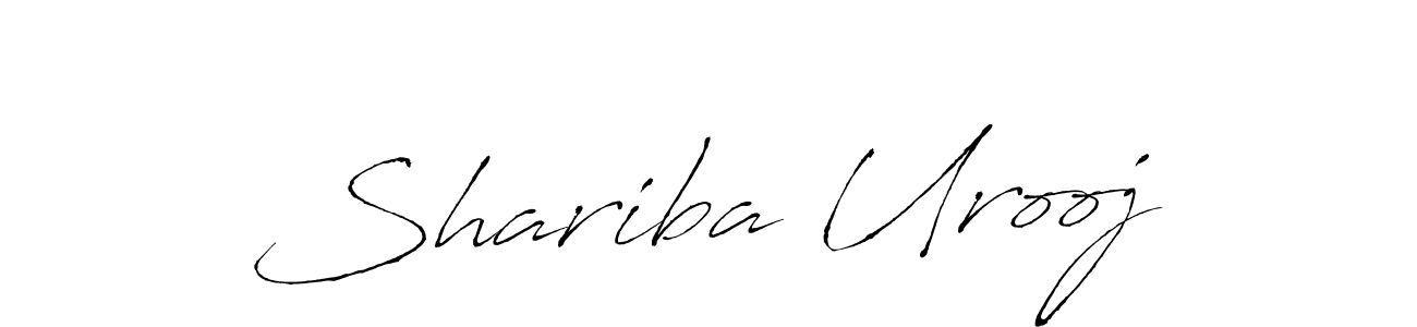 if you are searching for the best signature style for your name Shariba Urooj. so please give up your signature search. here we have designed multiple signature styles  using Antro_Vectra. Shariba Urooj signature style 6 images and pictures png