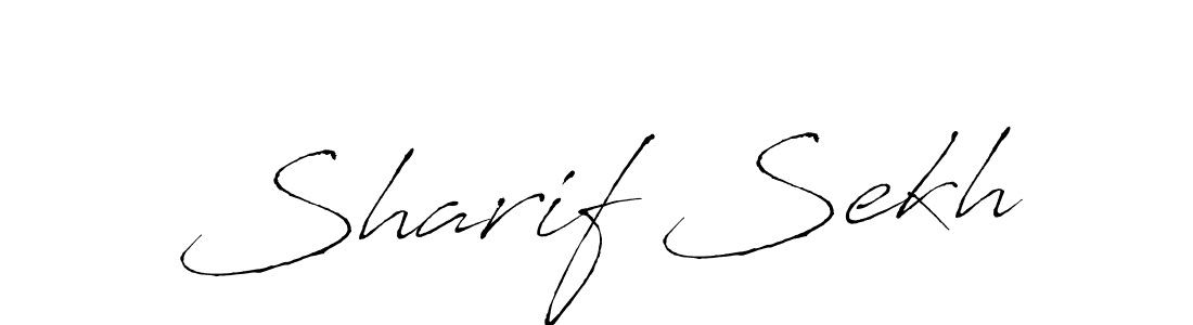 Sharif Sekh stylish signature style. Best Handwritten Sign (Antro_Vectra) for my name. Handwritten Signature Collection Ideas for my name Sharif Sekh. Sharif Sekh signature style 6 images and pictures png