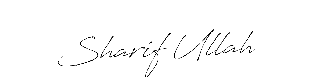 Use a signature maker to create a handwritten signature online. With this signature software, you can design (Antro_Vectra) your own signature for name Sharif Ullah. Sharif Ullah signature style 6 images and pictures png