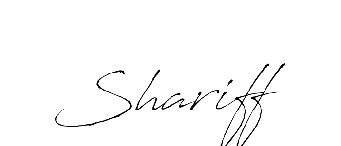 Shariff stylish signature style. Best Handwritten Sign (Antro_Vectra) for my name. Handwritten Signature Collection Ideas for my name Shariff. Shariff signature style 6 images and pictures png