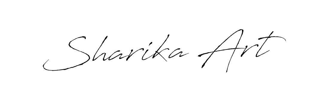Use a signature maker to create a handwritten signature online. With this signature software, you can design (Antro_Vectra) your own signature for name Sharika Art. Sharika Art signature style 6 images and pictures png