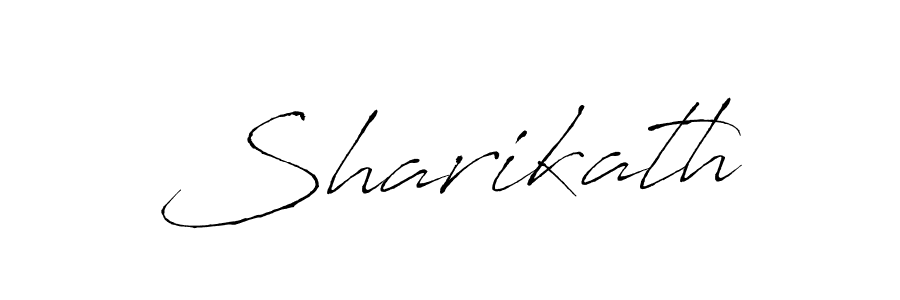 Design your own signature with our free online signature maker. With this signature software, you can create a handwritten (Antro_Vectra) signature for name Sharikath. Sharikath signature style 6 images and pictures png