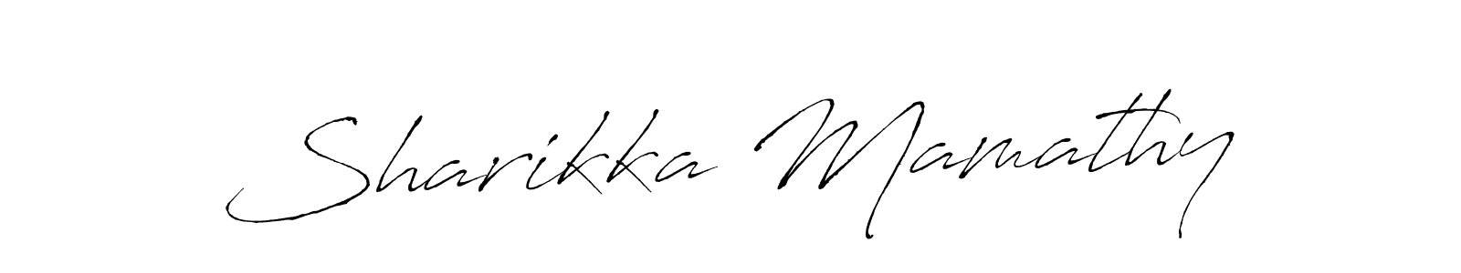 Also You can easily find your signature by using the search form. We will create Sharikka Mamathy name handwritten signature images for you free of cost using Antro_Vectra sign style. Sharikka Mamathy signature style 6 images and pictures png