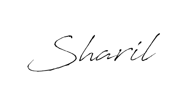 It looks lik you need a new signature style for name Sharil. Design unique handwritten (Antro_Vectra) signature with our free signature maker in just a few clicks. Sharil signature style 6 images and pictures png