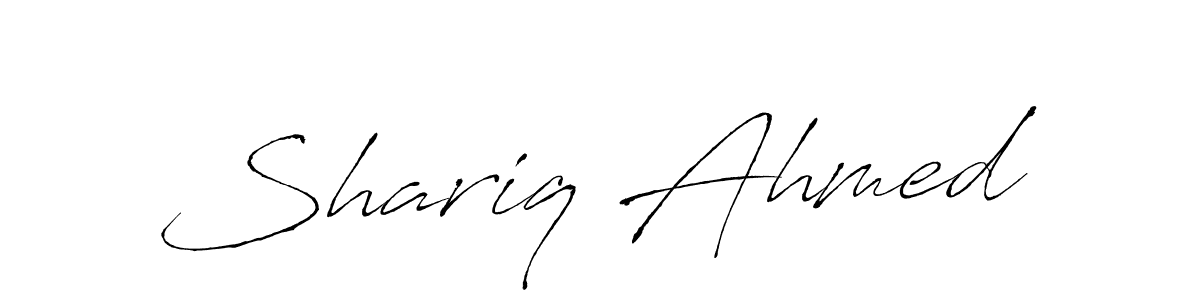 Design your own signature with our free online signature maker. With this signature software, you can create a handwritten (Antro_Vectra) signature for name Shariq Ahmed. Shariq Ahmed signature style 6 images and pictures png