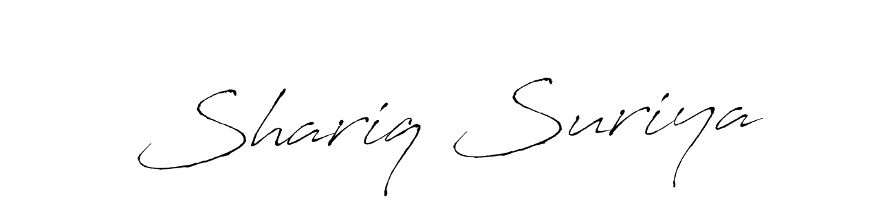 Also You can easily find your signature by using the search form. We will create Shariq Suriya name handwritten signature images for you free of cost using Antro_Vectra sign style. Shariq Suriya signature style 6 images and pictures png