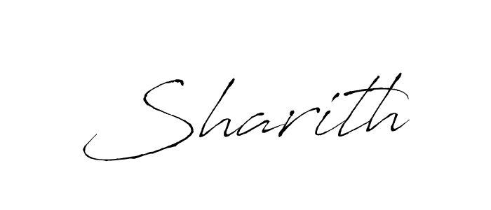 Also we have Sharith name is the best signature style. Create professional handwritten signature collection using Antro_Vectra autograph style. Sharith signature style 6 images and pictures png