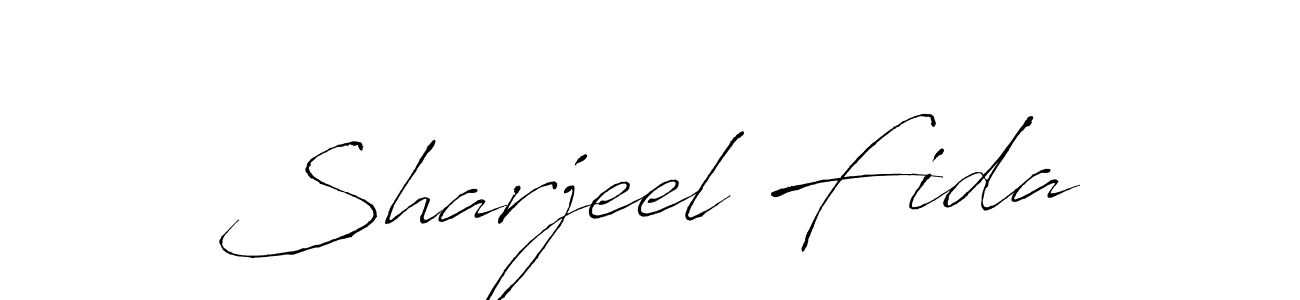 This is the best signature style for the Sharjeel Fida name. Also you like these signature font (Antro_Vectra). Mix name signature. Sharjeel Fida signature style 6 images and pictures png