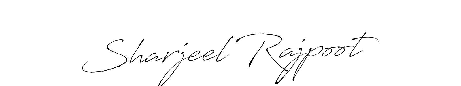 This is the best signature style for the Sharjeel Rajpoot name. Also you like these signature font (Antro_Vectra). Mix name signature. Sharjeel Rajpoot signature style 6 images and pictures png