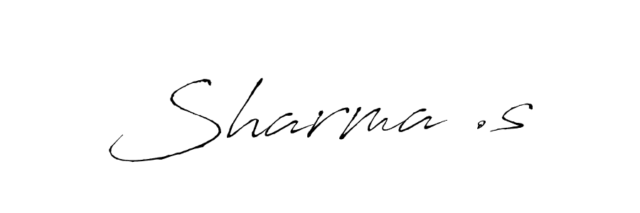 The best way (Antro_Vectra) to make a short signature is to pick only two or three words in your name. The name Sharma .s include a total of six letters. For converting this name. Sharma .s signature style 6 images and pictures png
