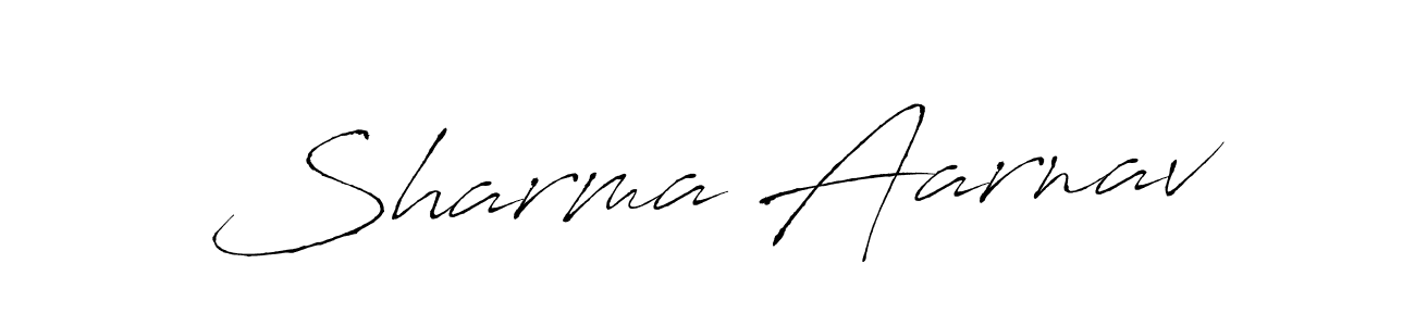 Create a beautiful signature design for name Sharma Aarnav. With this signature (Antro_Vectra) fonts, you can make a handwritten signature for free. Sharma Aarnav signature style 6 images and pictures png