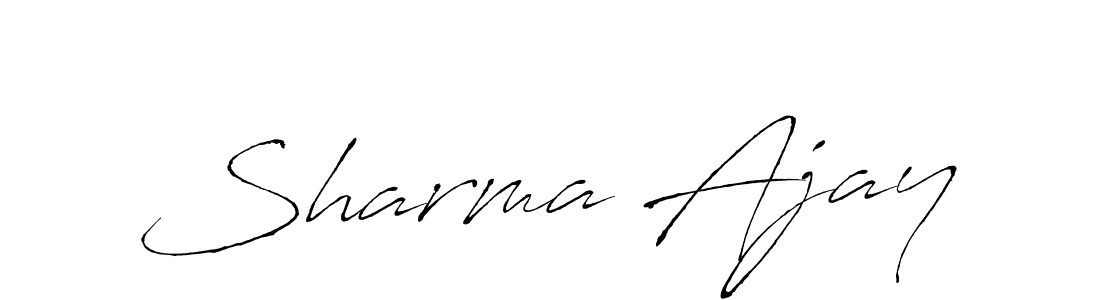 Also we have Sharma Ajay name is the best signature style. Create professional handwritten signature collection using Antro_Vectra autograph style. Sharma Ajay signature style 6 images and pictures png