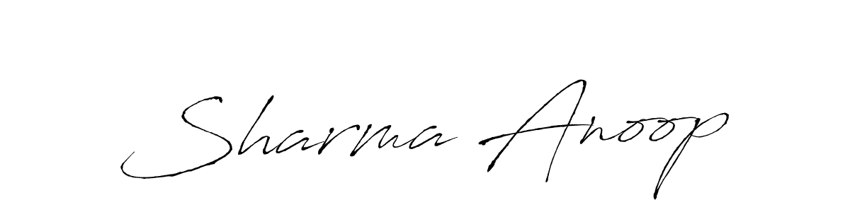 Sharma Anoop stylish signature style. Best Handwritten Sign (Antro_Vectra) for my name. Handwritten Signature Collection Ideas for my name Sharma Anoop. Sharma Anoop signature style 6 images and pictures png