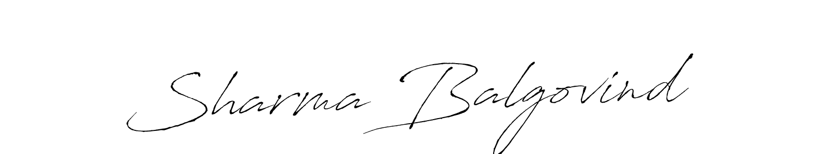 Antro_Vectra is a professional signature style that is perfect for those who want to add a touch of class to their signature. It is also a great choice for those who want to make their signature more unique. Get Sharma Balgovind name to fancy signature for free. Sharma Balgovind signature style 6 images and pictures png