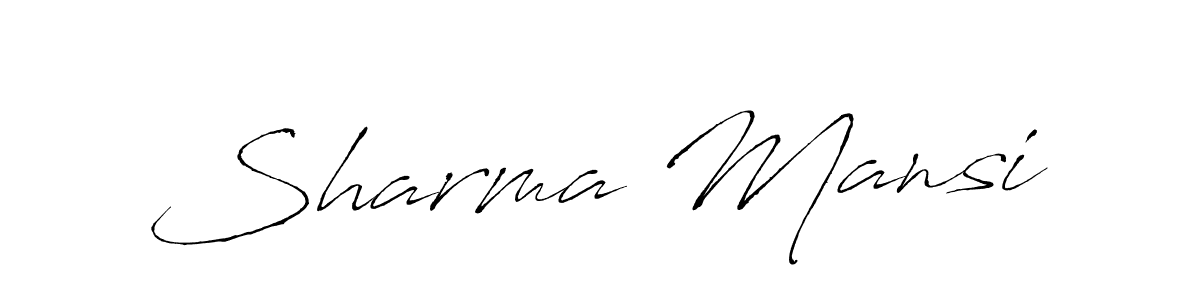 Once you've used our free online signature maker to create your best signature Antro_Vectra style, it's time to enjoy all of the benefits that Sharma Mansi name signing documents. Sharma Mansi signature style 6 images and pictures png