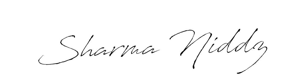 if you are searching for the best signature style for your name Sharma Niddz. so please give up your signature search. here we have designed multiple signature styles  using Antro_Vectra. Sharma Niddz signature style 6 images and pictures png