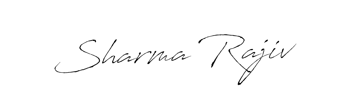 It looks lik you need a new signature style for name Sharma Rajiv. Design unique handwritten (Antro_Vectra) signature with our free signature maker in just a few clicks. Sharma Rajiv signature style 6 images and pictures png