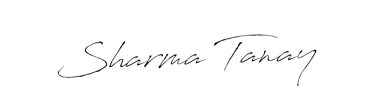 Sharma Tanay stylish signature style. Best Handwritten Sign (Antro_Vectra) for my name. Handwritten Signature Collection Ideas for my name Sharma Tanay. Sharma Tanay signature style 6 images and pictures png