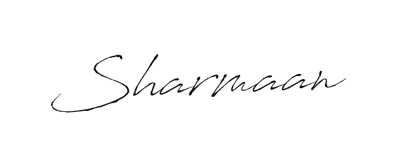 Make a beautiful signature design for name Sharmaan. With this signature (Antro_Vectra) style, you can create a handwritten signature for free. Sharmaan signature style 6 images and pictures png