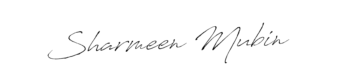 Sharmeen Mubin stylish signature style. Best Handwritten Sign (Antro_Vectra) for my name. Handwritten Signature Collection Ideas for my name Sharmeen Mubin. Sharmeen Mubin signature style 6 images and pictures png