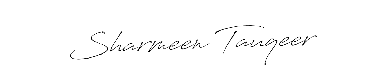 Use a signature maker to create a handwritten signature online. With this signature software, you can design (Antro_Vectra) your own signature for name Sharmeen Tauqeer. Sharmeen Tauqeer signature style 6 images and pictures png