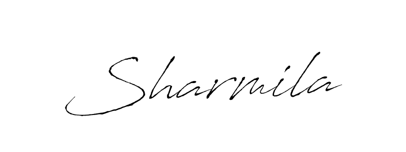 Create a beautiful signature design for name Sharmila. With this signature (Antro_Vectra) fonts, you can make a handwritten signature for free. Sharmila signature style 6 images and pictures png