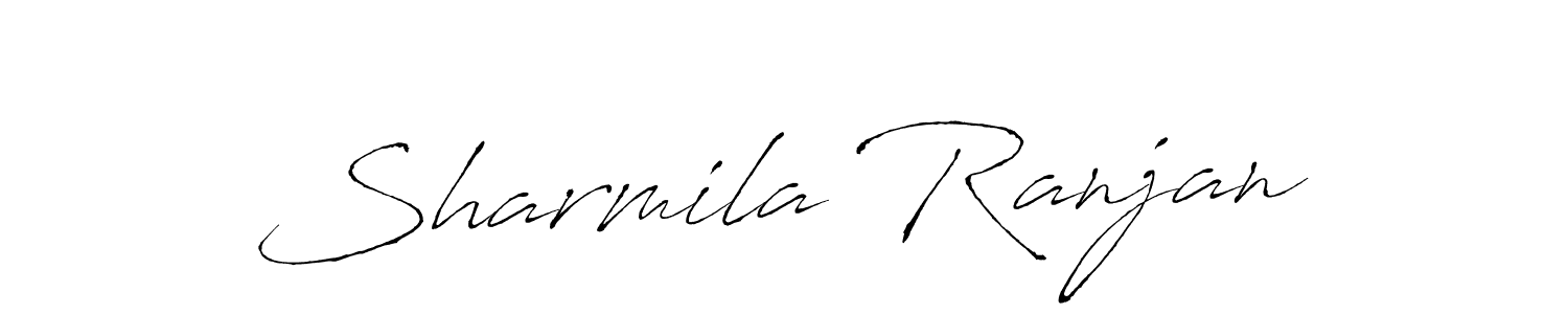 Make a beautiful signature design for name Sharmila Ranjan. With this signature (Antro_Vectra) style, you can create a handwritten signature for free. Sharmila Ranjan signature style 6 images and pictures png