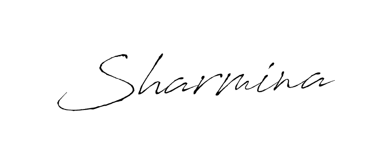 The best way (Antro_Vectra) to make a short signature is to pick only two or three words in your name. The name Sharmina include a total of six letters. For converting this name. Sharmina signature style 6 images and pictures png