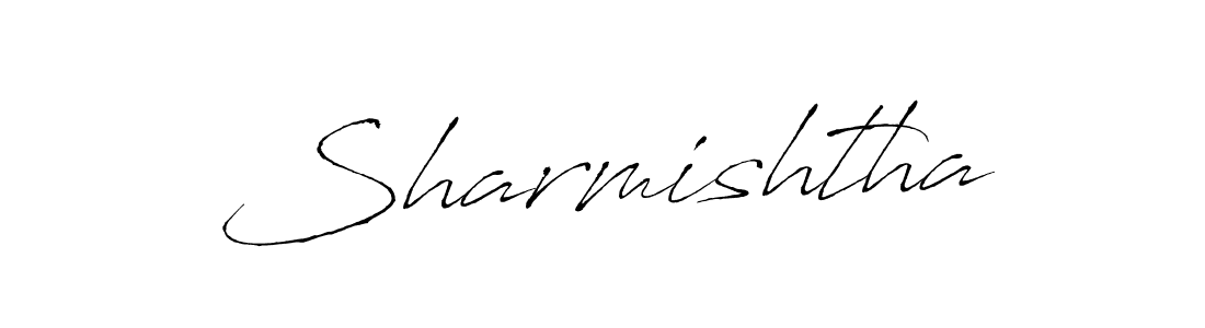 Also You can easily find your signature by using the search form. We will create Sharmishtha name handwritten signature images for you free of cost using Antro_Vectra sign style. Sharmishtha signature style 6 images and pictures png