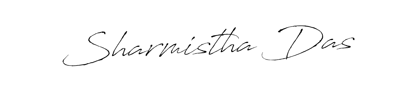 How to make Sharmistha Das signature? Antro_Vectra is a professional autograph style. Create handwritten signature for Sharmistha Das name. Sharmistha Das signature style 6 images and pictures png