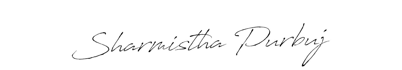 This is the best signature style for the Sharmistha Purbuj name. Also you like these signature font (Antro_Vectra). Mix name signature. Sharmistha Purbuj signature style 6 images and pictures png