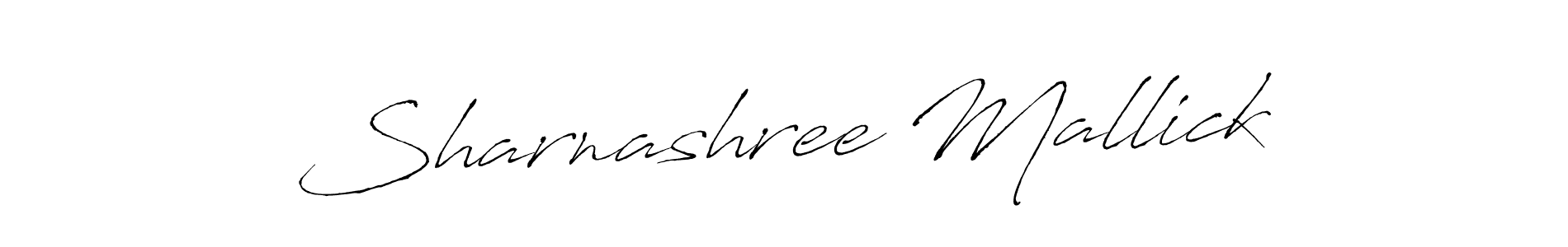 The best way (Antro_Vectra) to make a short signature is to pick only two or three words in your name. The name Sharnashree Mallick include a total of six letters. For converting this name. Sharnashree Mallick signature style 6 images and pictures png