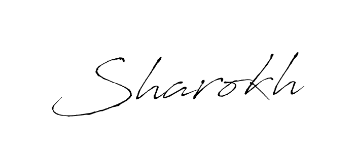 Make a beautiful signature design for name Sharokh. Use this online signature maker to create a handwritten signature for free. Sharokh signature style 6 images and pictures png