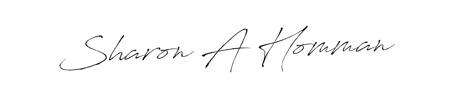 It looks lik you need a new signature style for name Sharon A Homman. Design unique handwritten (Antro_Vectra) signature with our free signature maker in just a few clicks. Sharon A Homman signature style 6 images and pictures png