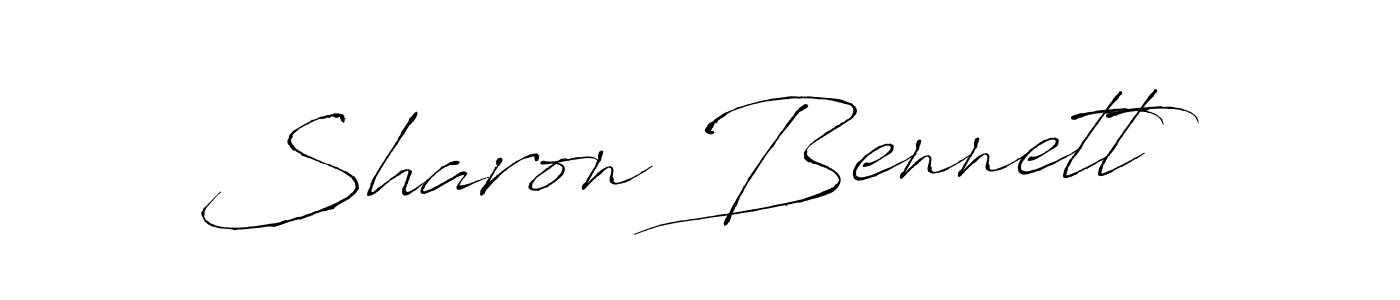 How to make Sharon Bennett signature? Antro_Vectra is a professional autograph style. Create handwritten signature for Sharon Bennett name. Sharon Bennett signature style 6 images and pictures png